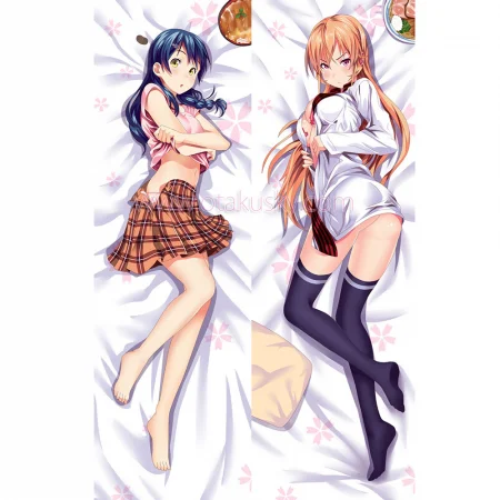 Shokugeki no Soma Dakimakura Erina Nakiri Megumi Tadokoro Body Pillow Case