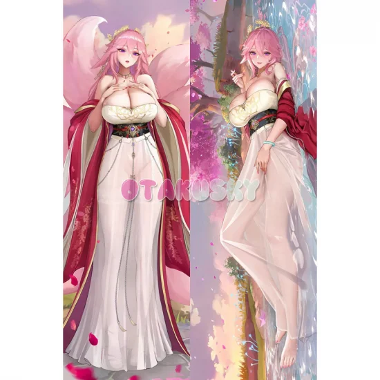 Genshin Impact Dakimakura Yae Miko Body Pillow Case 41 - Click Image to Close