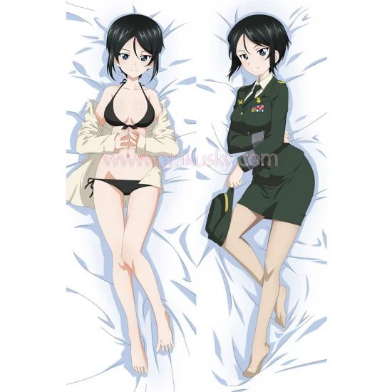 Girls und Panzer Dakimakura Rumi Body Pillow Case - Click Image to Close