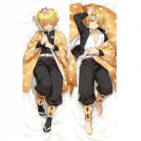 Demon Slayer Dakimakura Agatsuma Zenitsu Body Pillow Case 02