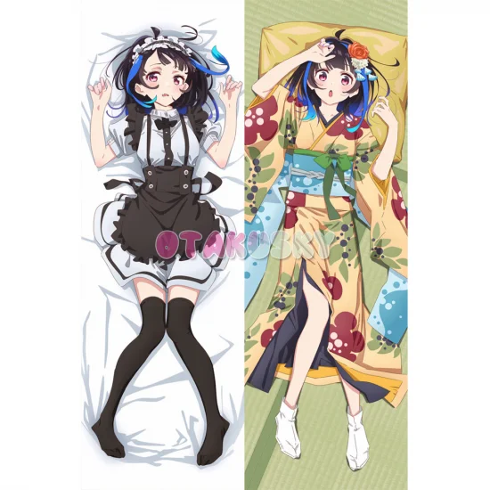 Kanojo Okarishimasu Dakimakura Mini Yaemori Body Pillow Case - Click Image to Close