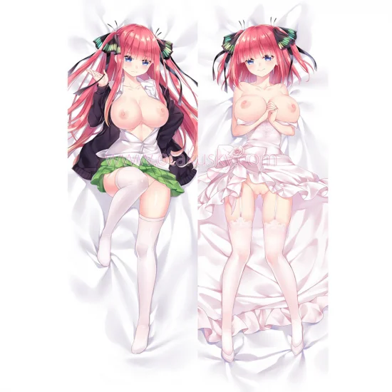 The Quintessential Quintuplets Dakimakura Nakano Nino Body Pillow Case 05 - Click Image to Close