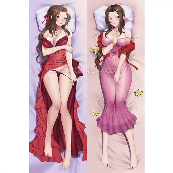 Final Fantasy Dakimakura Aerith Gainsborough Body Pillow Case - Click Image to Close