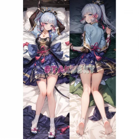 Genshin Impact Dakimakura Kamisato Ayaka Body Pillow Case 50