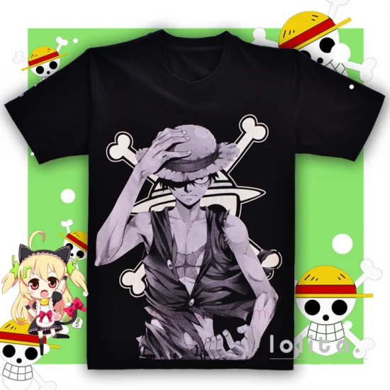 One Piece Monkey D Luffy Full Print T-Shirt - Click Image to Close