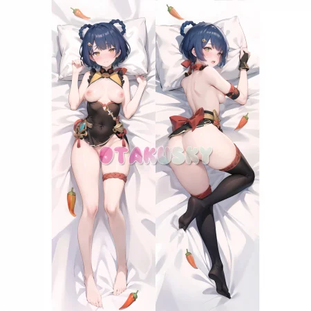 Genshin Impact Dakimakura Xiangling Body Pillow Case 05