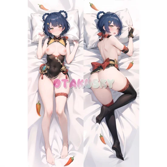 Genshin Impact Dakimakura Xiangling Body Pillow Case 05 - Click Image to Close