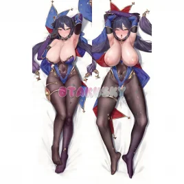 Genshin Impact Dakimakura Mona Body Pillow Case 09