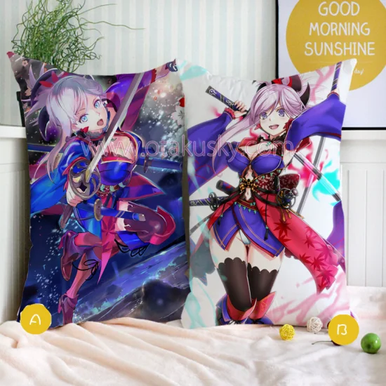 Fate/Grand Order Miyamoto Musashi Standard Pillow Case Cover Cushion - Click Image to Close