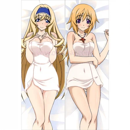 Infinite Stratos Dakimakura Cecilia Alcott Charlotte Dunois Body Pillow Case