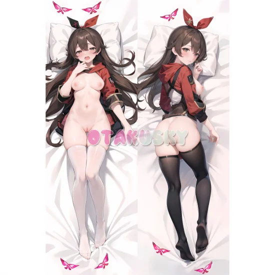 Genshin Impact Dakimakura Amber Body Pillow Case 05 - Click Image to Close