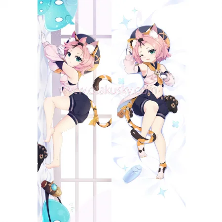 Genshin Impact Dakimakura Diona Body Pillow Case