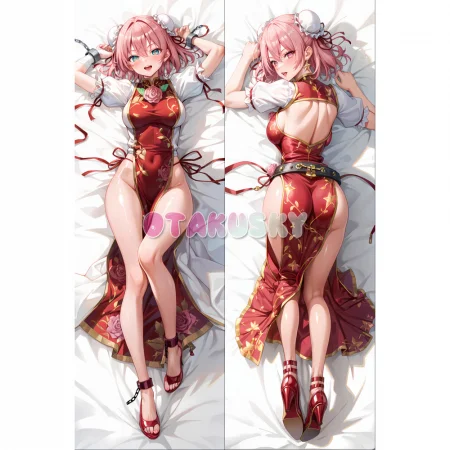 Touhou Project Dakimakura Kasen Ibaraki Body Pillow Case