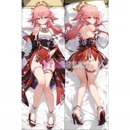 Genshin Impact Dakimakura Yae Miko Body Pillow Case 57