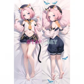 Genshin Impact Dakimakura Diona Body Pillow Case 08