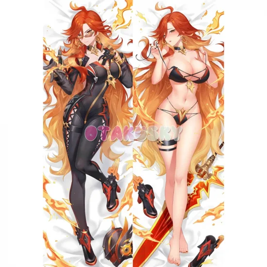 Genshin Impact Dakimakura Mavuika Body Pillow Case 08 - Click Image to Close