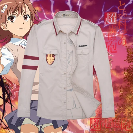 A Certain Magical Index Mikoto Misaka Full Print Pure Cotton Shirt