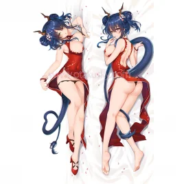 Arknights Dakimakura Chen Body Pillow Case 03