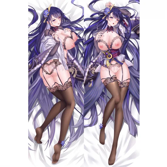 Genshin Impact Dakimakura Baal Raiden Shogun Body Pillow Case 34 - Click Image to Close