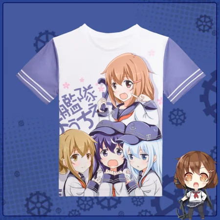 Kantai Collection Anime Girl Full Print T-Shirt