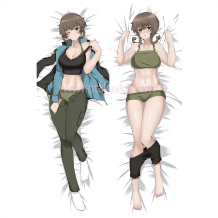 Steins;Gate Dakimakura Amane Suzuha Body Pillow Case