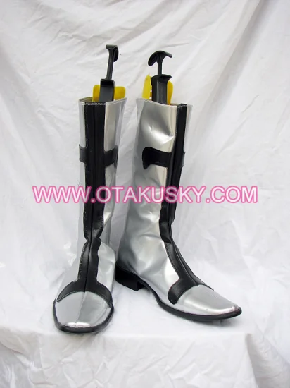 Mashin Hero Wataru White Cosplay Boots