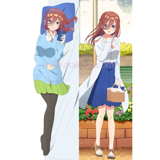 The Quintessential Quintuplets Dakimakura Nakano Miku Body Pillow Case 29 - Click Image to Close