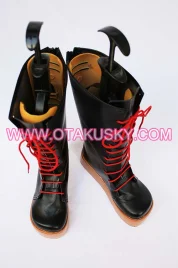 Classic Black Cosplay Boots 05