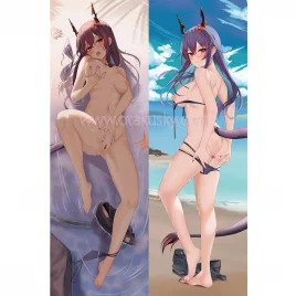 Arknights Dakimakura Chen Body Pillow Case 08