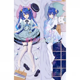 Virtual YouTuber Dakimakura Amamiya Kokoro Body Pillow Case 02