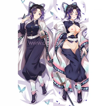 Demon Slayer Dakimakura Shinobu Kochou Body Pillow Case 11