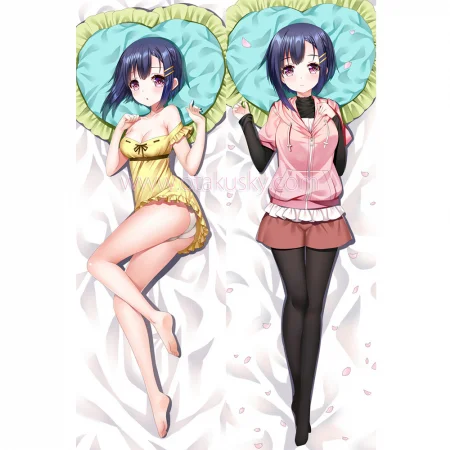 Bokutachi no Remake Dakimakura Shino Aki Body Pillow Case