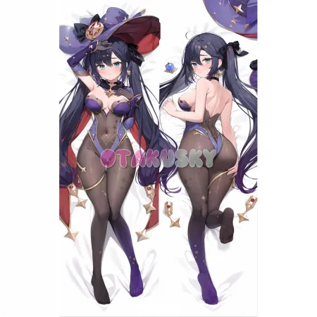 Genshin Impact Dakimakura Mona Body Pillow Case 16