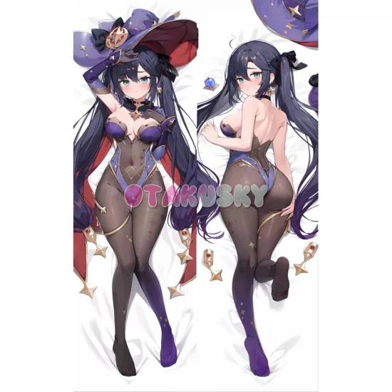 Genshin Impact Dakimakura Mona Body Pillow Case 16 - Click Image to Close