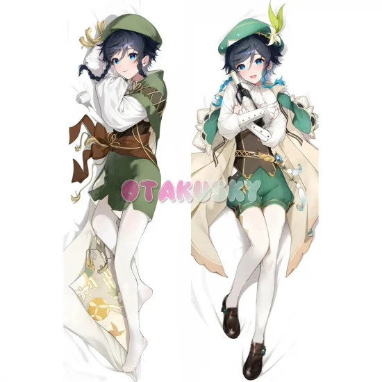 Genshin Impact Dakimakura Venti Body Pillow Case 11 - Click Image to Close