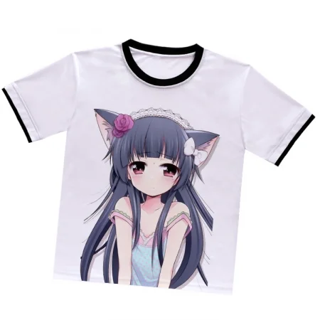 Oreimo Ruri Goko Kuroneko White T-Shirt