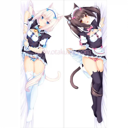 Nekopara Dakimakura Chocola Vanilla Body Pillow Case 09