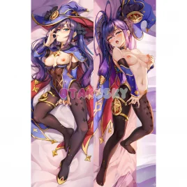 Genshin Impact Dakimakura Mona Body Pillow Case 08