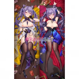 Genshin Impact Dakimakura Keqing Kokusei Body Pillow Case 45