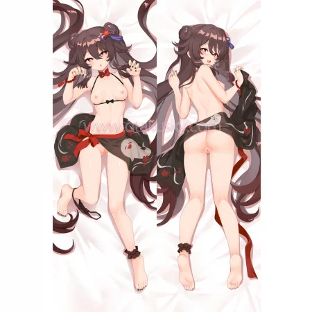 Genshin Impact Dakimakura Hu Tao Walnut Body Pillow Case 24