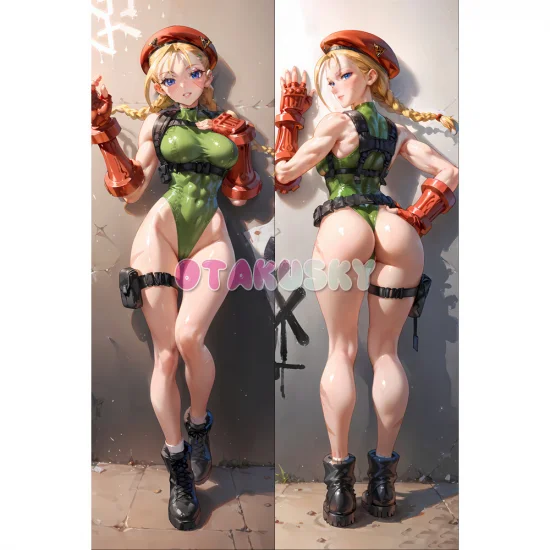 Street Fighter Dakimakura Cammy White Body Pillow Case 02 - Click Image to Close