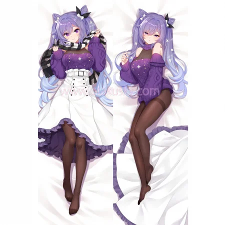 Genshin Impact Dakimakura Keqing Kokusei Body Pillow Case 07