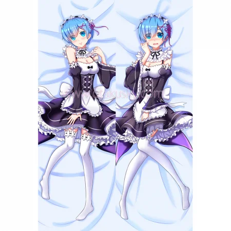 Re:Zero Dakimakura Rem Body Pillow Case 19