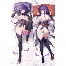 Genshin Impact Dakimakura Baal Raiden Shogun Body Pillow Case 69