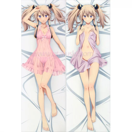 The Misfit of Demon King Academy Dakimakura Sasha Necron Body Pillow Case 02 - Click Image to Close