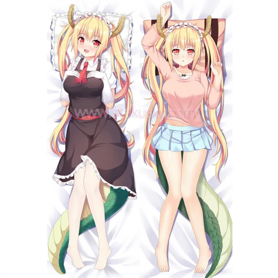 Miss Kobayashi's Dragon Maid Dakimakura Tohru Body Pillow Case 10 - Click Image to Close