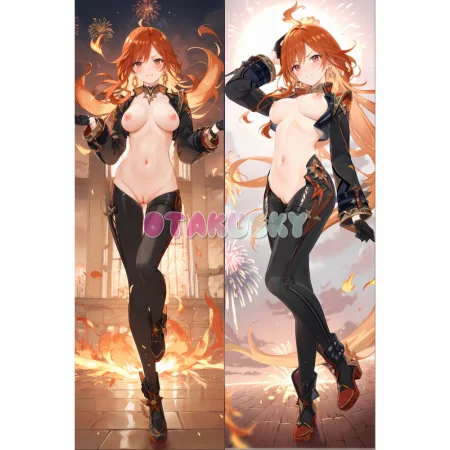 Genshin Impact Dakimakura Mavuika Body Pillow Case 04