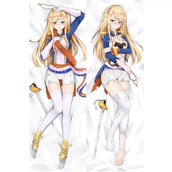 Warship Girls Dakimakura Richelieu Body Pillow Case - Click Image to Close