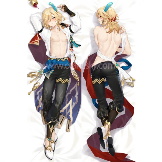 Genshin Impact Dakimakura Kaveh Body Pillow Case 02 - Click Image to Close