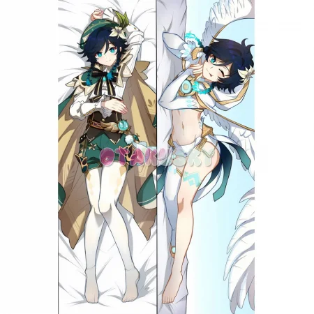 Genshin Impact Dakimakura Venti Body Pillow Case 12